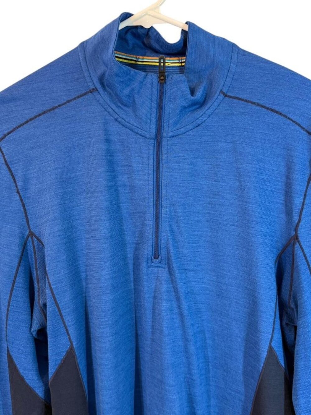 Smartwool Men's Merino Sport 150 Long Sleeve 1/4 Zip, Size Medium - Picture 2 of 6